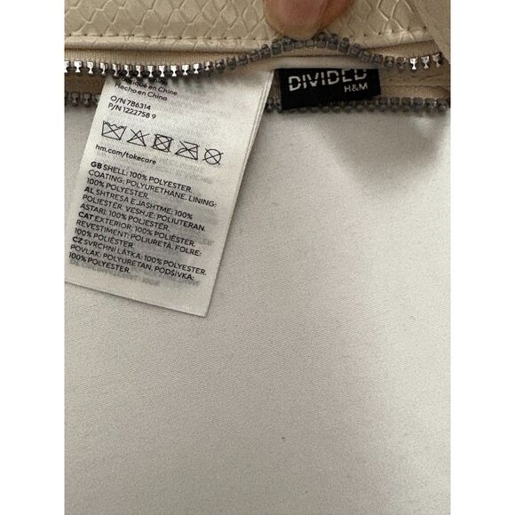 Divided Cream Croc Embossed Faux Leather Shoulder Bag Mini Small Classic Cute - Picture 6 of 6